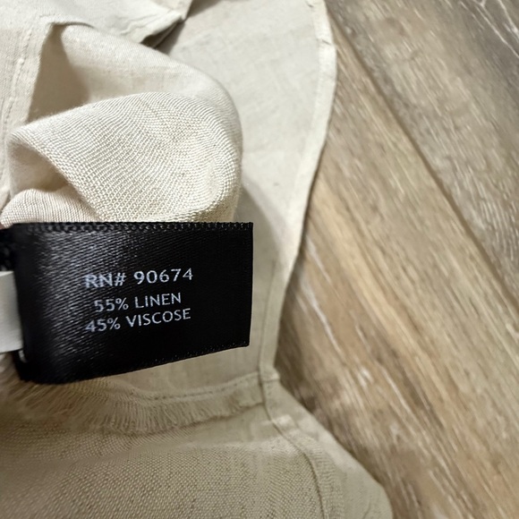 Boston Proper Linen & Viscose sleeveless shirt size XL Excellent condition - Picture 5 of 6